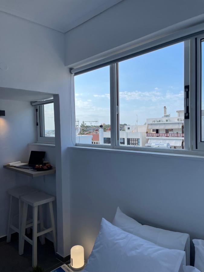 Modern Rooftop Apartment Rethymno  Bagian luar foto